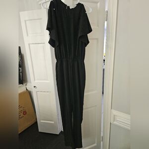 Revolve WAYF Cold-Shoulder jumpsuit size xs